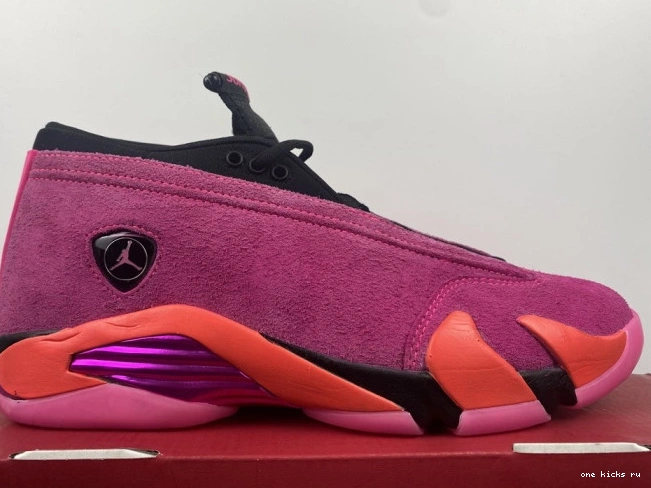 Rep 14 Jordan Low Pink (W) DH4121-600 Shocking Retro 0714